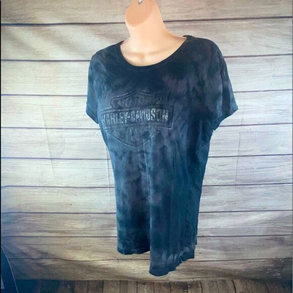Ladies size Lg Harley Davidson short sleeve tee - Picture 1 of 9